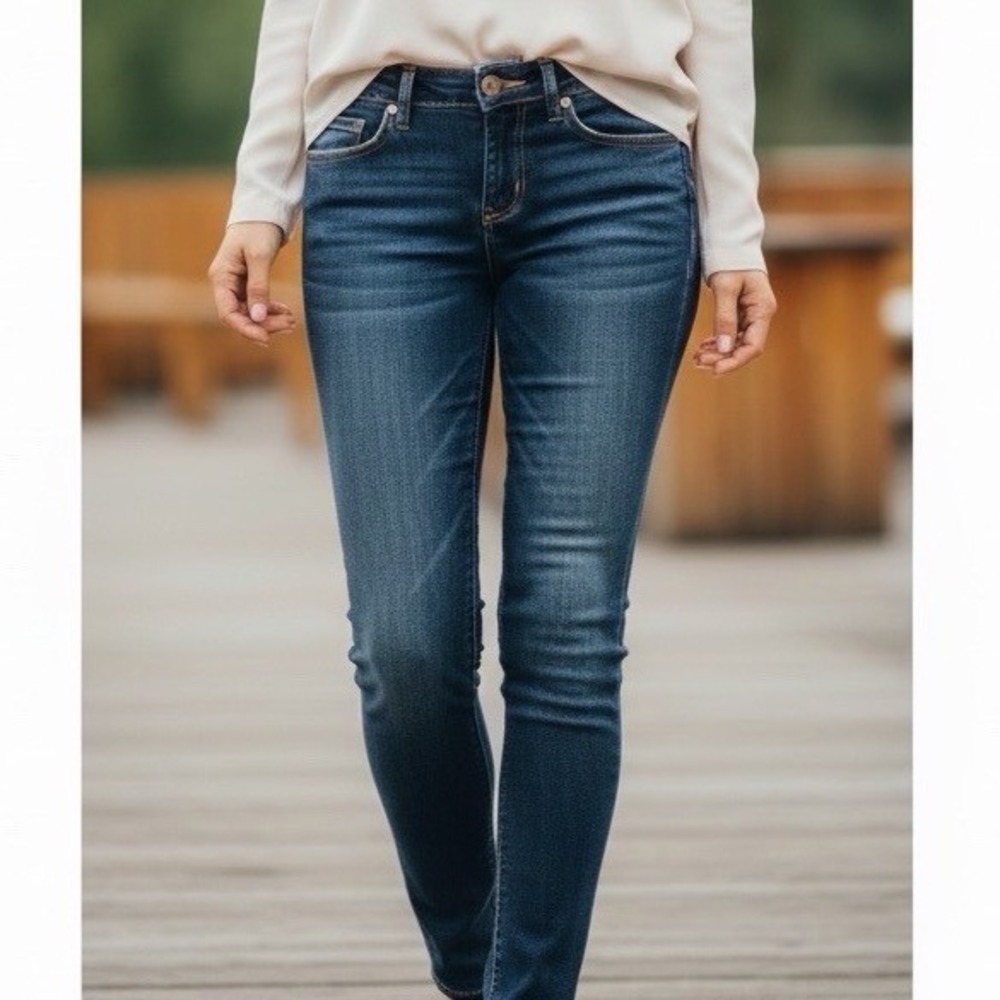 Buckle Black Women's Skinny Jeans Size 25x34 Dark Wash‎ Slim Fit